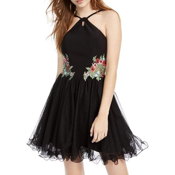 NWT Blondie Nites Stacy Sklar Dress 3 Embroidered Floral Fairycore Sz 7 169 - Picture 2 of 14